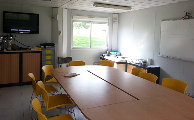 La salle d’instruction de l’Aéroclub de Villeneuve-sur-Lot